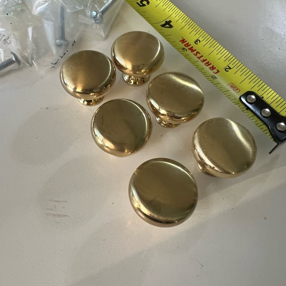 Set of BRASS  Cabinet Knobs by Amerock